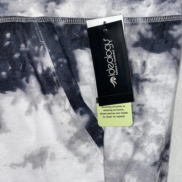 Ideology Tie-Dyed Full Length Joggers black, white XS - Picture 4 of 7